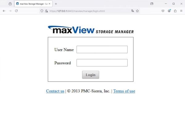 maxview Storage Manager ошибка TLC